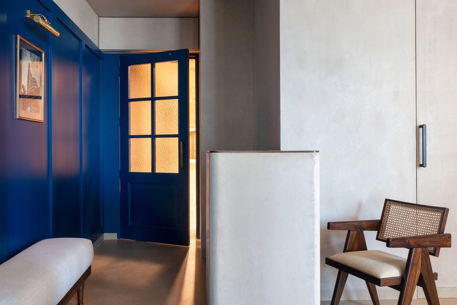 Elle Decor feature - an office at One Place Lodha that feels like a London home